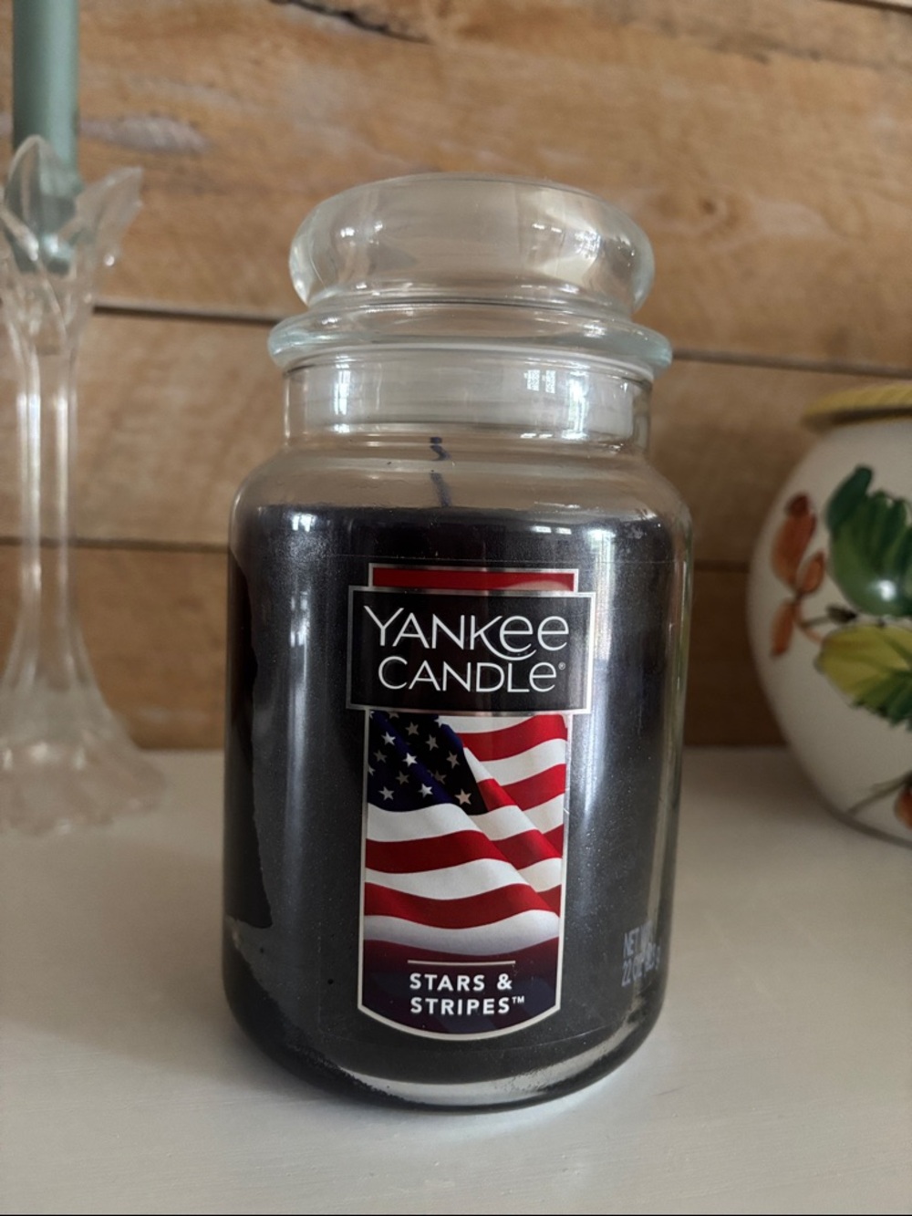 Yankee Candle Navy Stars & Stripes Jar RETIRED